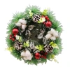 Christmas decorative wreaths 2023 New style Shopping mall window display and hotel hanging decorations Pinecone wreaths 40CM scene arrangement Item Picture